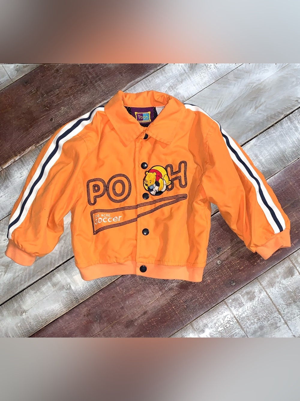 Vintage Winnie the Pooh Orange Jacket kids 18 Months